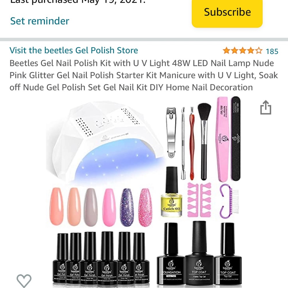 Beetles gel polish manicure kit